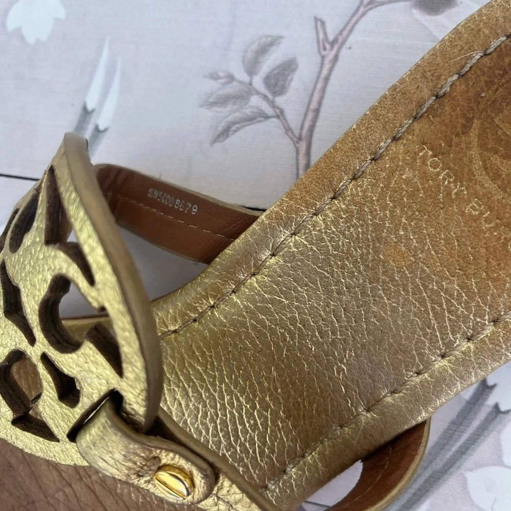 Tory Burch Gold Sandals